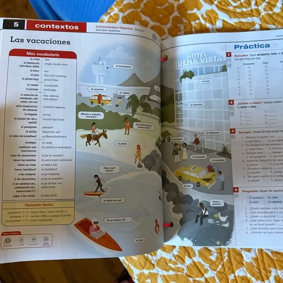 Spanish Language Introduction Book - Blue Cover - Picture 3 of 5